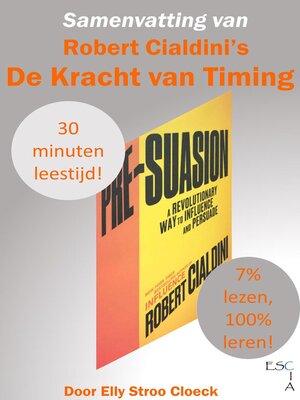 cover image of Samenvatting van Robert Cialdini's De Kracht van Timing
